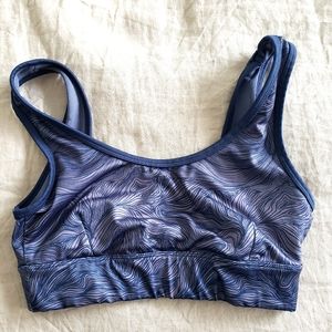 Blue Joy Lab Sports Bra, Size S